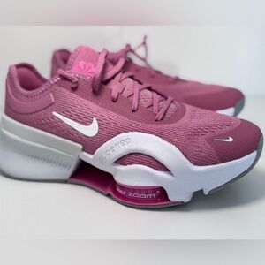 NIKE SuperRep 4 Air Zoom Women’s Berry Pink Sneakers Running Shoes Size 9